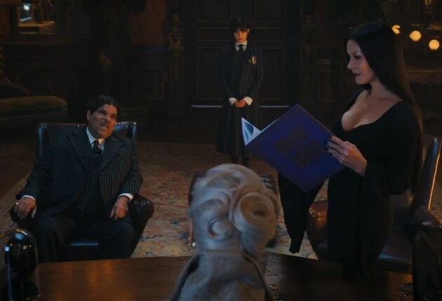 Картинка из 1 сезона сериала Уэнсдей