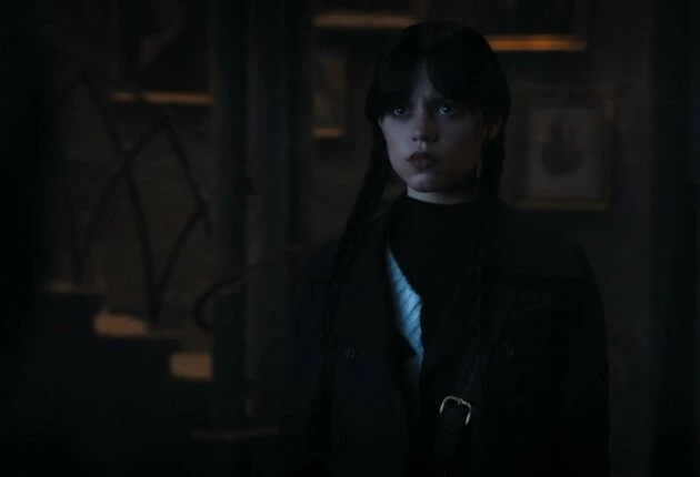 Картинка из 1 сезона сериала Уэнсдей