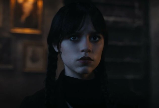 Картинка из 1 сезона сериала Уэнсдей