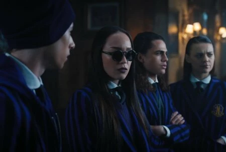 Кадр из сериала Уэнсдей 2022-2025
