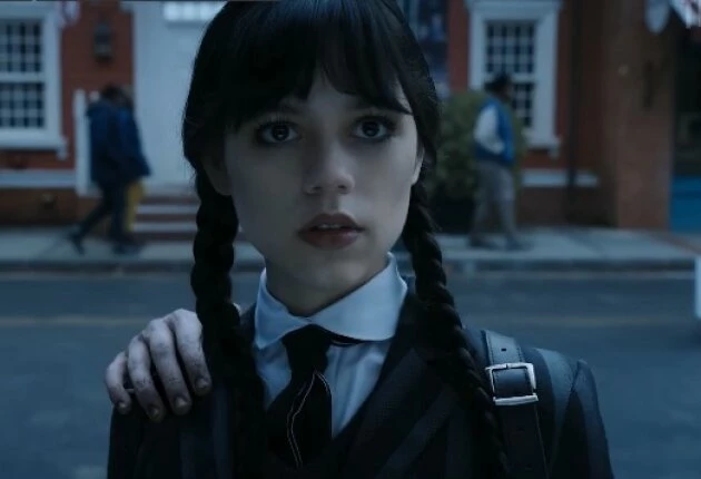 Картинка из 2 сезона сериала Уэнсдей