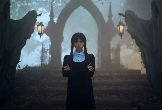 Картинка из 2 сезона сериала Уэнсдей